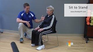 Sit to Stand Strengthening Exercise