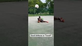 Diving on concrete is just different  #streetball #basketball