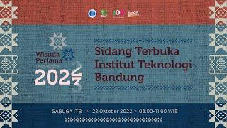 Sidang Terbuka Wisuda Pertama ITB TA 20222023