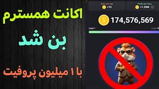 اکانت همستر با یک میلیون پروفیت بن شد- این نکات رو رعایت کنید