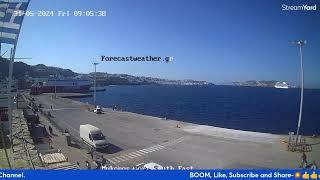 Live Shipping & Weather observations @ the beautiful Mykonos Island. #D9Beats  #ASMR