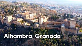 4KGranada Spain Full walking tour of Alhambra Last dinner at El Trillo Feb. 2022.