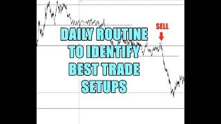 DAILY ROUTINE TO IDENTIFY BEST TRADE SETUPS
