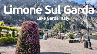 Limone  Sul Garda Lake Garda Most Beautiful Town 4K HDR