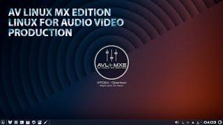 AV Linux MX Edition XFCE Openbox Review Indonesia   Linux Audio Video Production Terbaik 2021