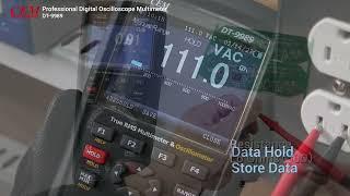 How to Use a Professional True RMS Multimeter digital with Oscilloscope--CEM DT-9989