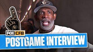 Deion Sanders on Colorados win vs. Texas Tech We came back out with vengeance  CFB on FOX