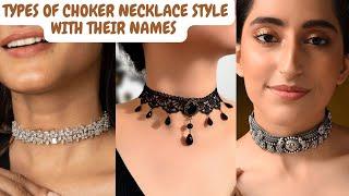 Different Types Of Choker Necklace Style With Their Names