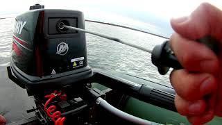 How to start the outboard motor the first time mercury 5m outboard motor&the first start of the