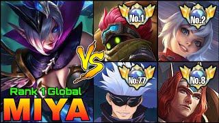 No.1 Miya VS No.1 Barats & Top Global Beatrix Tigreal & Xavier - Top 1 Global Miya by Miya warkop