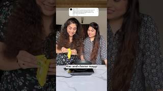 Pranking mom on Day 5 of Trying Subscriber’s Maggi Recipes #foodchallenge #thakursisters #shorts