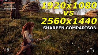 1920x1080 vs 2560x1440  SHARPEN COMPARISON 