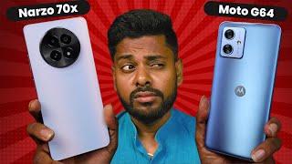 Moto G64 5G vs Realme Narzo 70x Detailed Comparison  Best for You