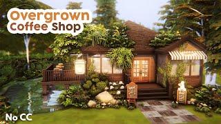 Overgrown Coffee Shop   The Sims 4 Speed Build With Lofi