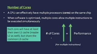 Factors Affecting CPU Performance Clock Speed Cache & Multiple-Cores