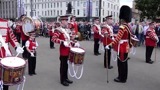 The Black Skull Corps of Fife & Drums - Glasgow Big Walk 2017 - 4KUHD