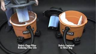 How RIDGID® Filter Bags Make a Difference