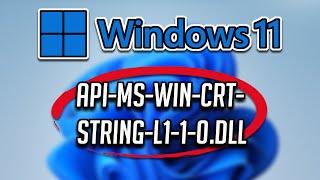 Solucion al Error Falta api-ms-win-crt-string-l1-1-0.dll en Windows 111087