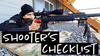 Modern Day Riflemans - Shooters Checklist