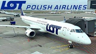 LOT Polish Airline EMBRAER 195 ECONOMY  Zurich - Warsaw