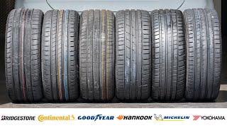 Michelin vs Bridgestone vs Continental vs Goodyear vs Hankook vs Yokohama - Whats the BEST Tire?