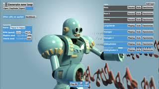Live song editing in Robo Maestro - PROCEDURAL MUSIC