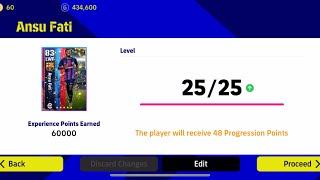 How To Train Free ANSU FATI Max Level In eFootball 2023 How To Max BARCELONA ANSU In PES 2023