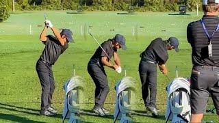 Charlie Woods Golf Swing - IRON SWING SEQUENCE  Full Speed + SLOW MOTION