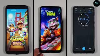 Snapdragon 632 vs 660 vs 675 Speed testGaming Redmi 7 vs Note 7 vs Note 7 Pro Adreno 506512612