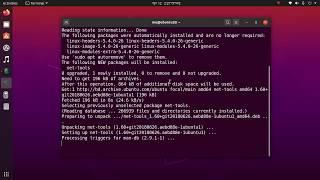 How to Fix Command ifconfig not found  How to Install net-tools on Ubuntu 20.04 LTS