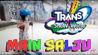 BERMAIN SALJU DI TRANS SNOW WORLD  BEKASI  2021 