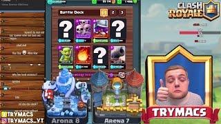 BESTES DECK FÜR ARENA 7+8 ZURZEIT  TIPPS + TRICKS FÜR NEUEN TROPHÄEN REKORD CLASH ROYALE DEUTSCH