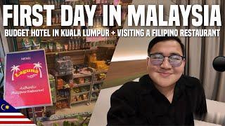 MALAYSIA VLOG • Budget Hotel in Kuala Lumpur + Visiting a Filipino Restaurant  Ivan de Guzman