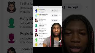 Random people adding me on Snapchat #snapchat #snap #bots