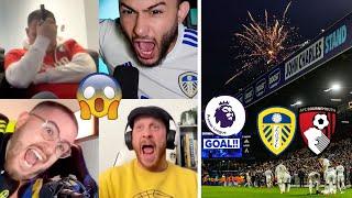 GOAL REACTIONS Leeds United 4-3 Bournemouth  Premier League 202223
