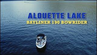 Alouette Lake - Summer Fun in a Bayliner 190 Bowrider - DJI Phantom 4 Pro +