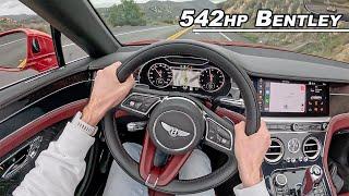 Driving The Bentley Continental GTC Azure - V8 Twin Turbo Luxury Rocket POV Binaural Audio