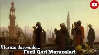 FOZIL QORI SHAYH SANO XAQIDA IBRATLI MARUZA