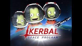 Kerbal Space Program. Полет на Minmus Минмус.