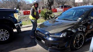 He asked me to pop my hood at the gas station..