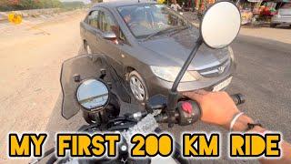 My Ffirst Bike ride of 200 Km By Himalayan 450  vlog   ashwanimark