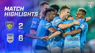 Highlights - Chennaiyin FC 2-6 Mumbai City FC  MW 6 Hero ISL 2022-23
