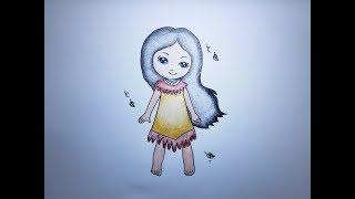 How To Draw Pocahontas Disney Princess Cartoon Coloring