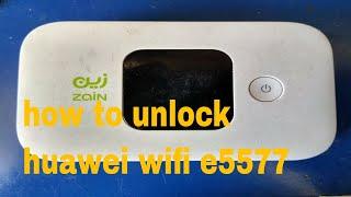 how to unlock huawei wifi e5577