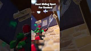 BEST Hiding Spot To Reach UNREAL Rank  #shorts #fortnite