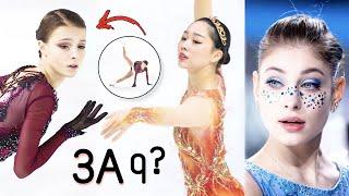 Anna did an unusual mistake Wakaba lands her Triple Axel  Kostornaia Silver - IDF 2021 Women FS