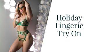 Honey Birdette Christmas Lingerie Try On