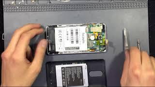 Bravis A504 Trace Dual Sim how to disassembly preparing for touchscreen replacing