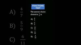 Fractions test