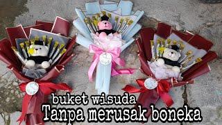 Cara buat snack mudah murah meriah  Buket snack boneka wisuda  Buket snack cokolatos